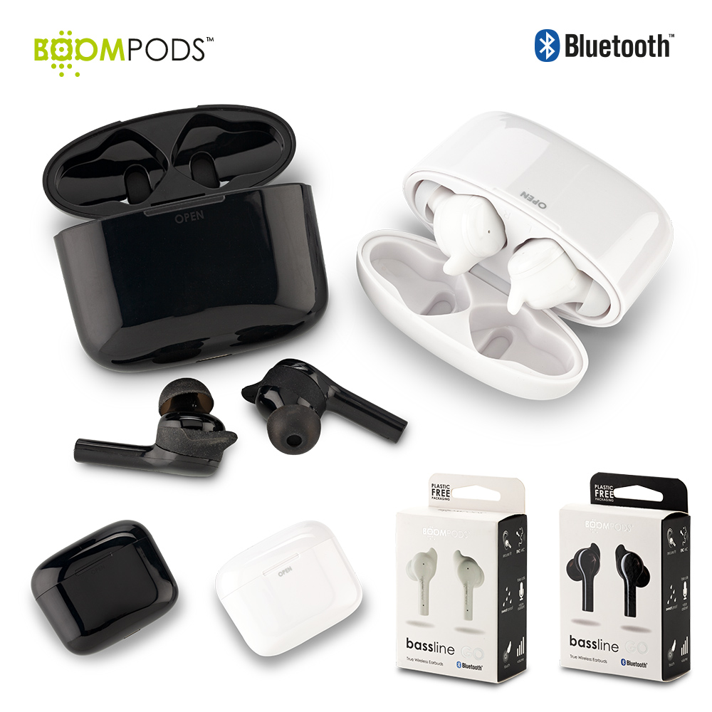 AUDIFONOS BLUETOOTH BASSLINE GO BOOMPODS