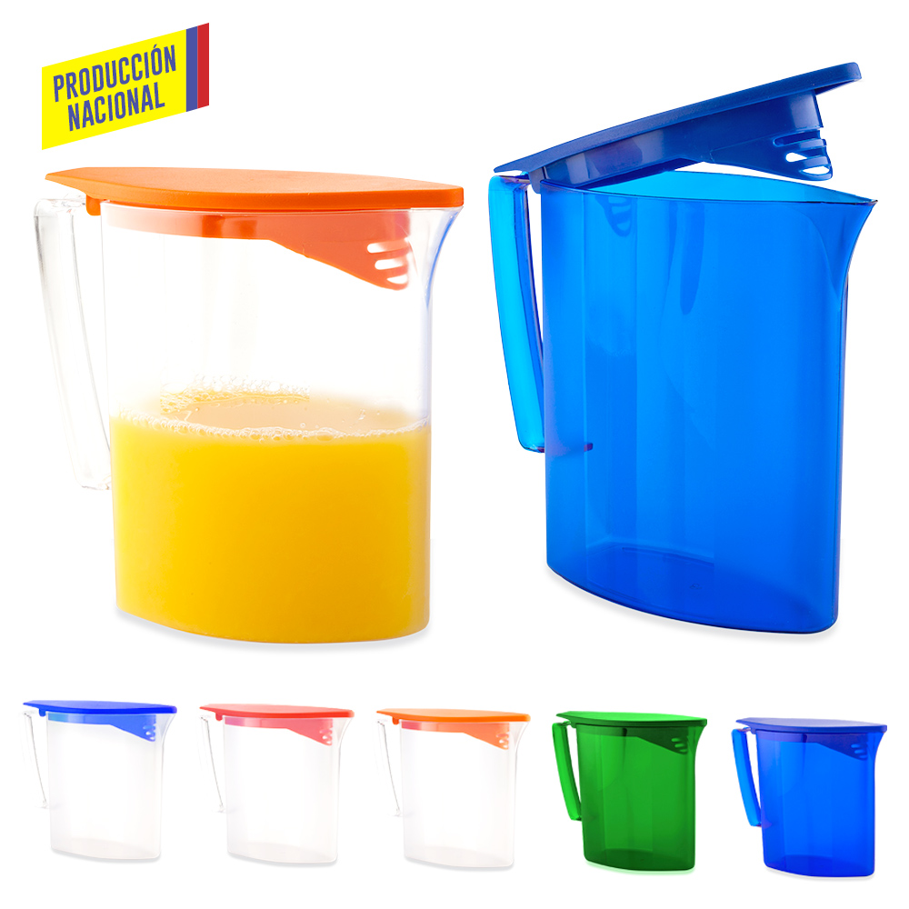 JARRA PLASTICA OVALADA 1000ML - PRODUCCION NACIONAL