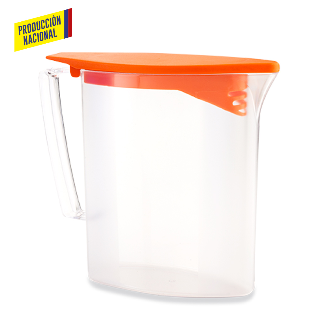 JARRA PLASTICA OVALADA 1000ML - PRODUCCION NACIONAL 2