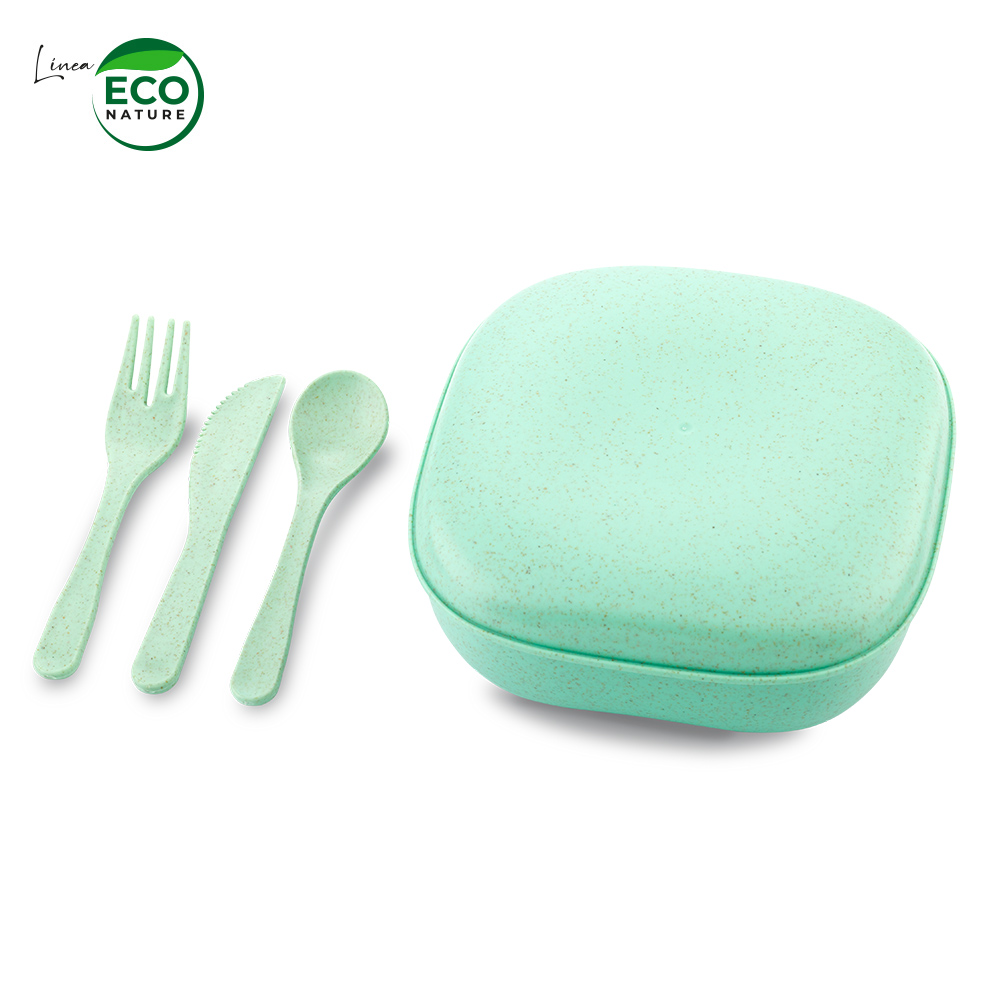 PORTACOMIDAS CON CUBIERTOS ECO NATURE 6