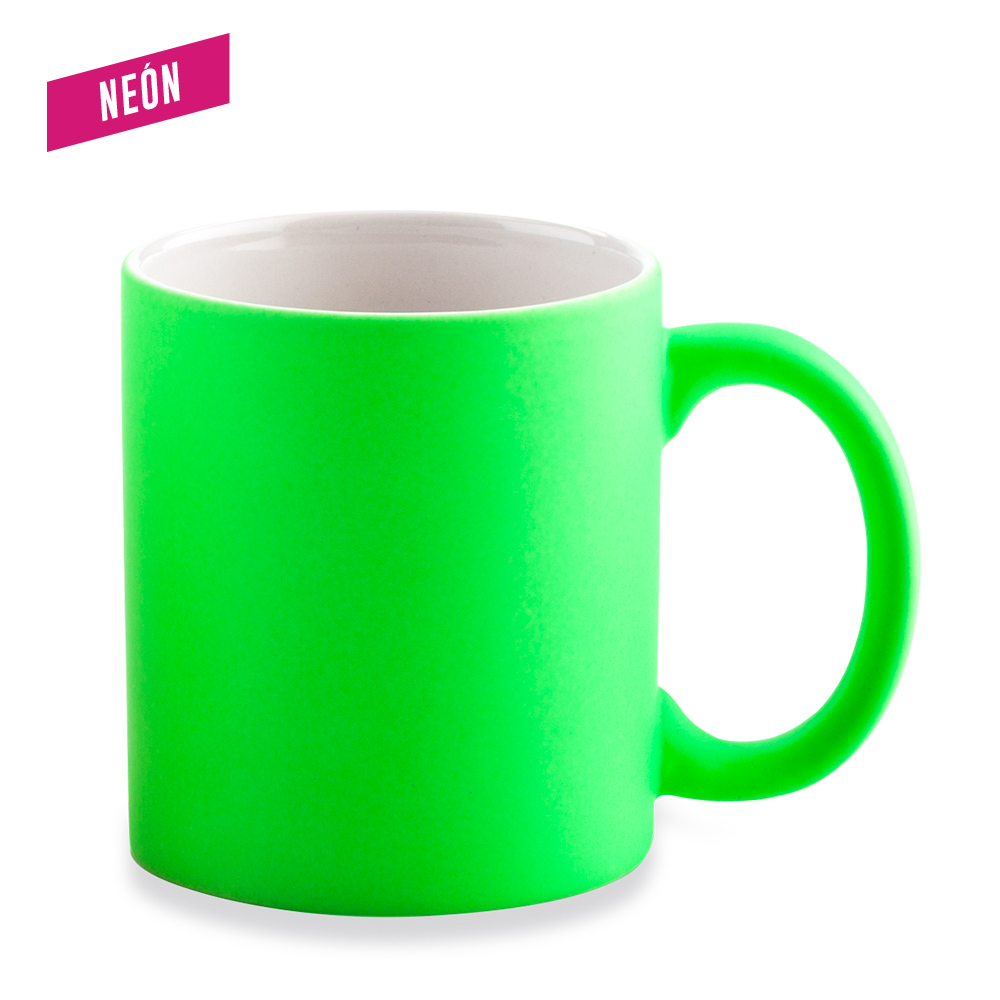 MUG CERAMICA NEON 11OZ - OFERTA 6
