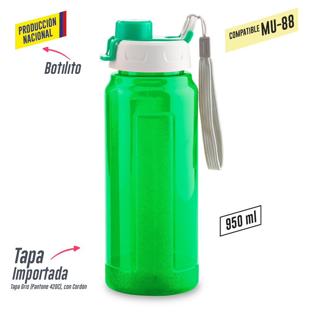 BOTILITO PLASTICO GALAXY 900ML - PRODUCCION NACIONAL 7