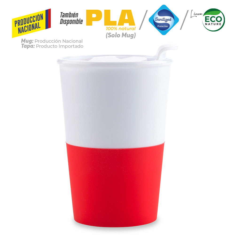 MUG PLASTICO OSIRIS 360ML - PRODUCCION NACIONAL 7