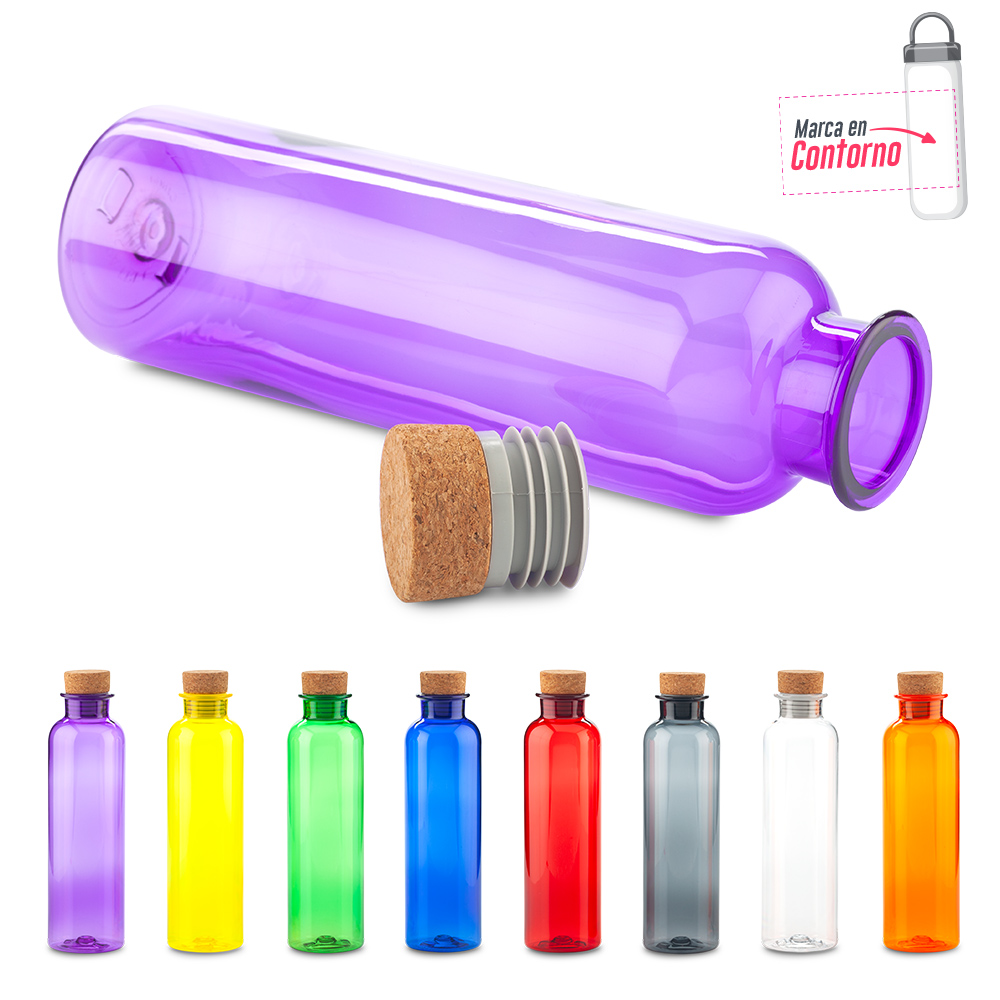 BOTILITO PLASTICO CORK 650ML - OFERTA