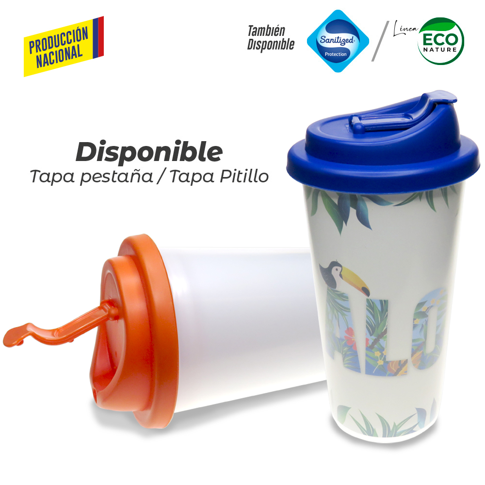 VASO DOBLE PARED DE SEGURIDAD 450ML 3