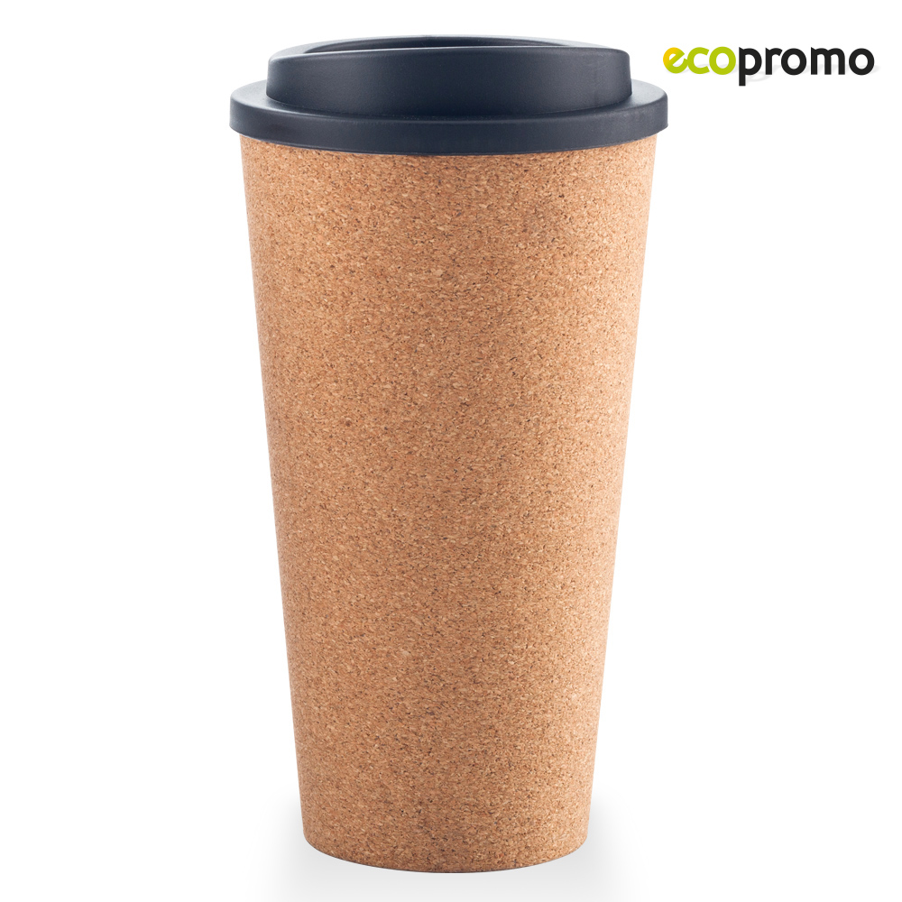 MUG PLASTICO CON CORCHO 16OZ 2