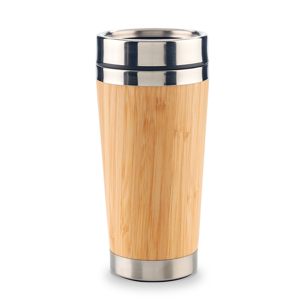 MUG METALICO CON BAMBOO 500ML 3