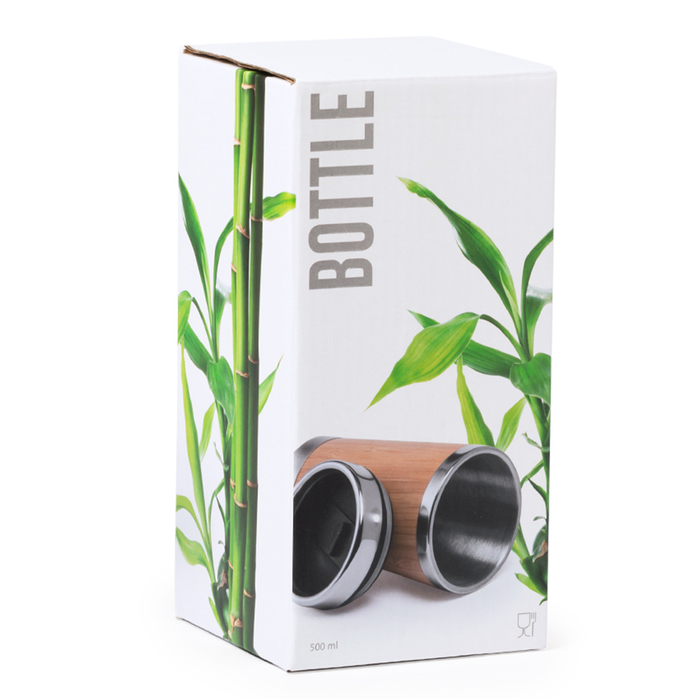 MUG METALICO CON BAMBOO 500ML 4