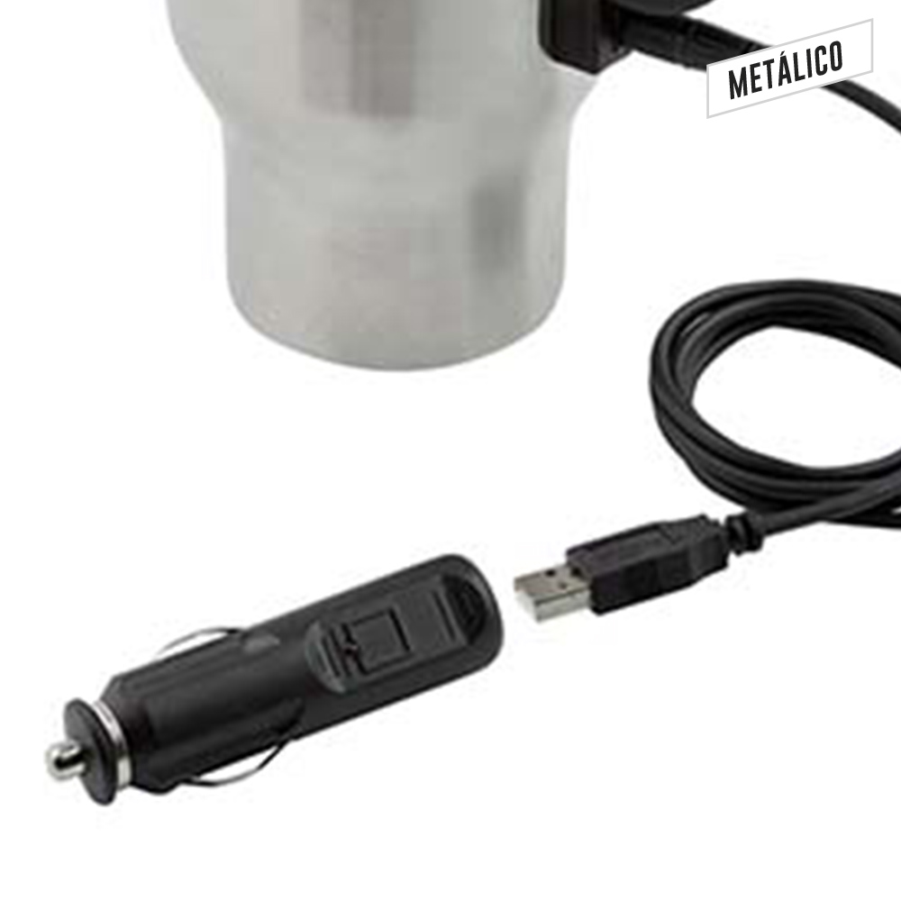 MUG METALICO WARMER 450ML 4