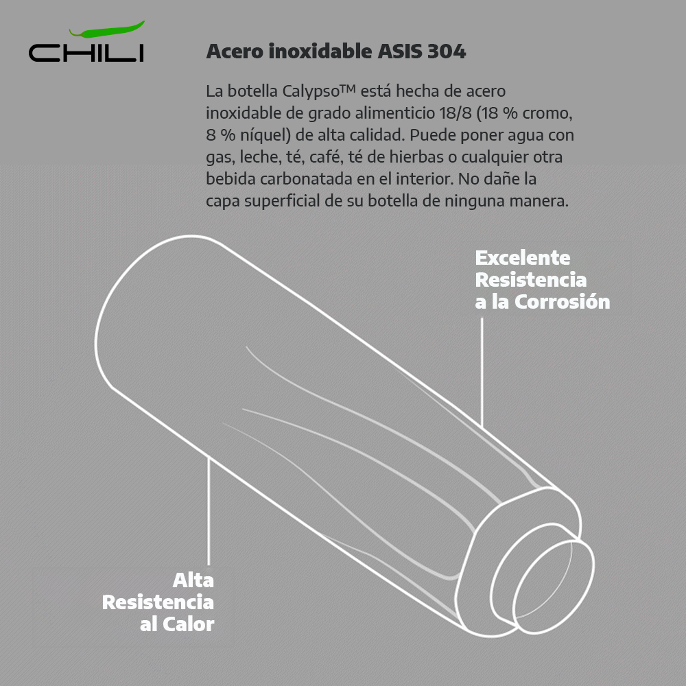 TERMO METALICO CALYPSO CHILI 500ML 4