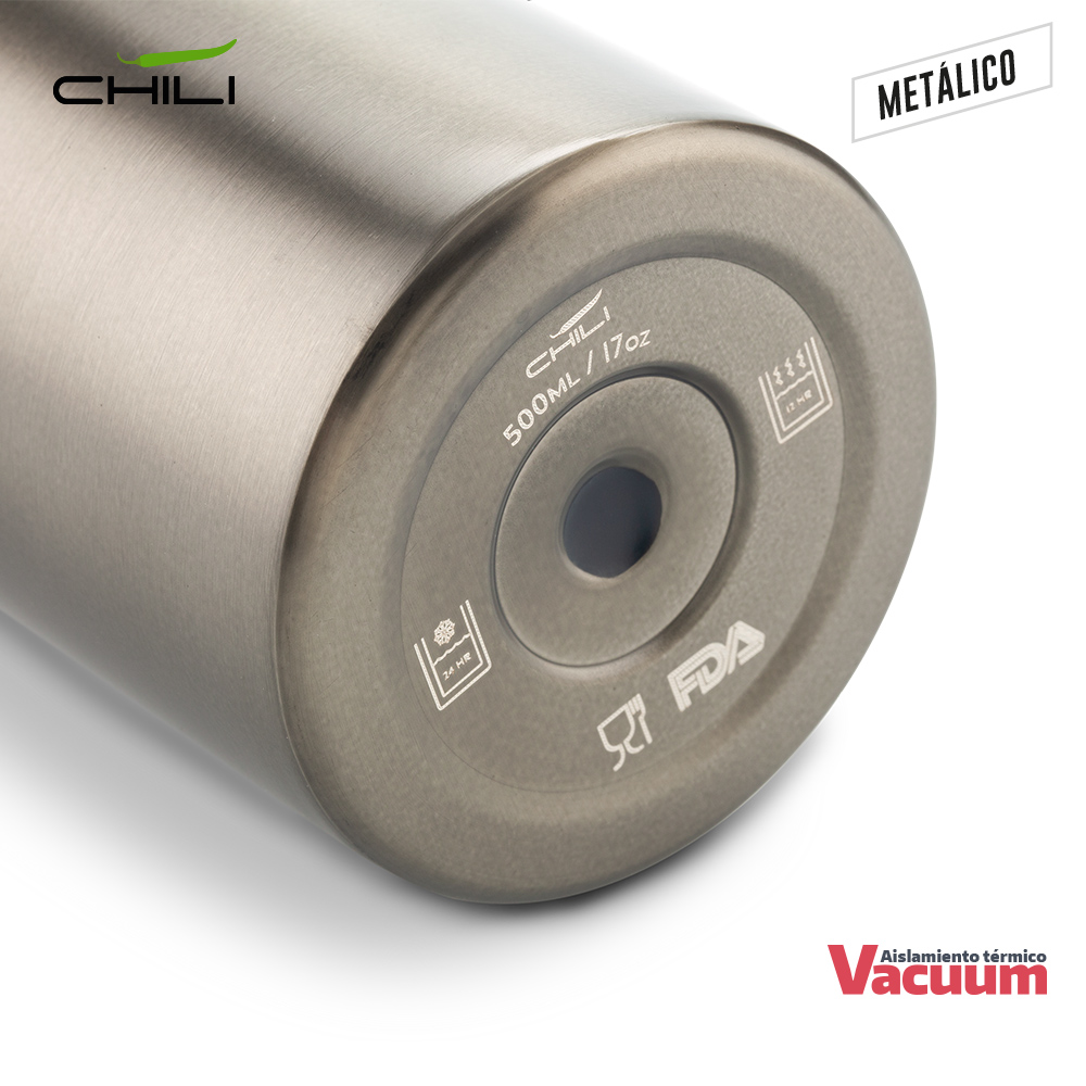 TERMO METALICO CALYPSO CHILI 500ML 7