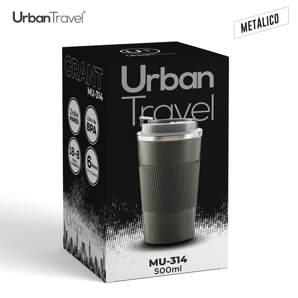 MUG METALICO GRANT URBAN TRAVEL 500ML 6