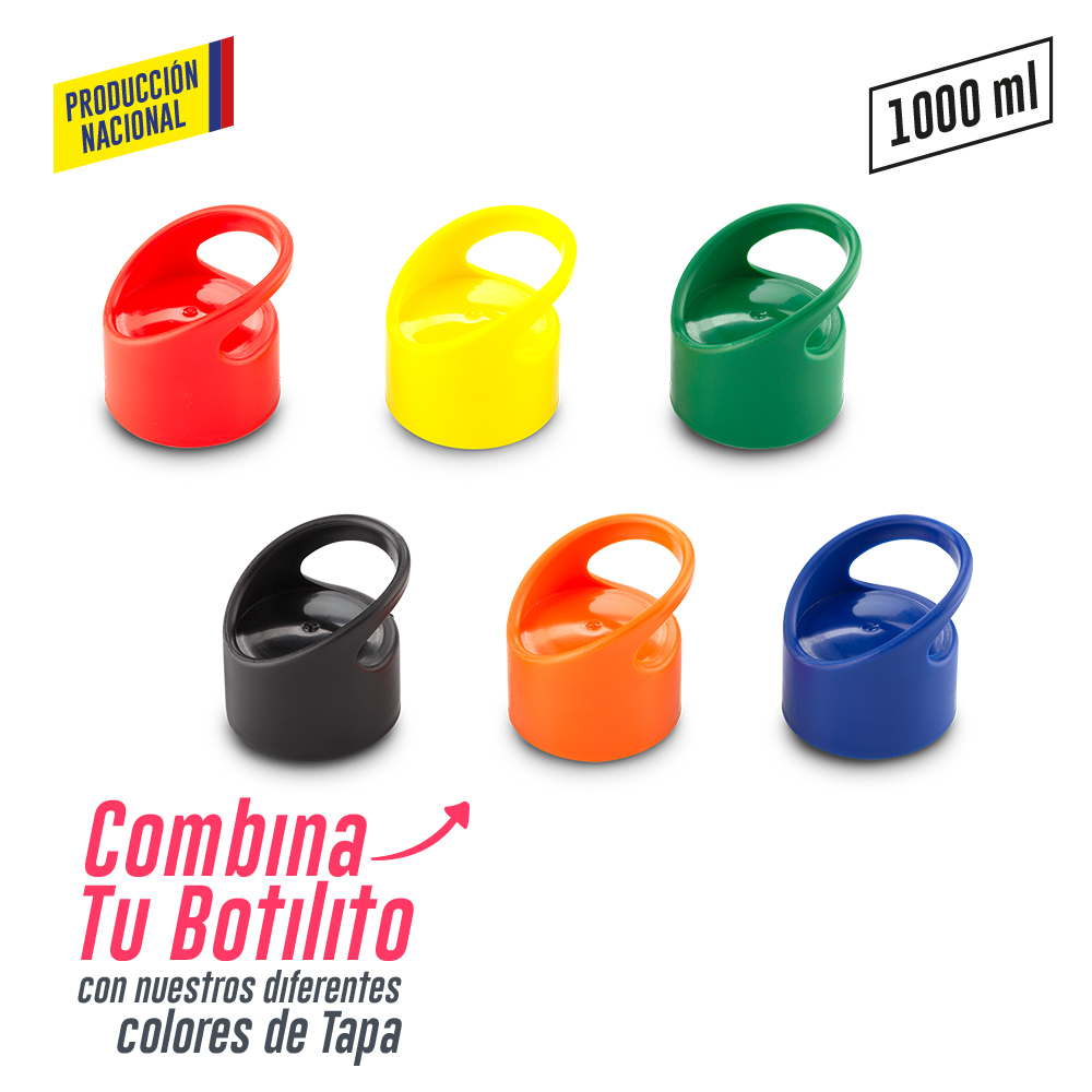 BOTILITRO PLASTICO 1000ML - 1 LITRO - PRODUCCION NACIONAL 9