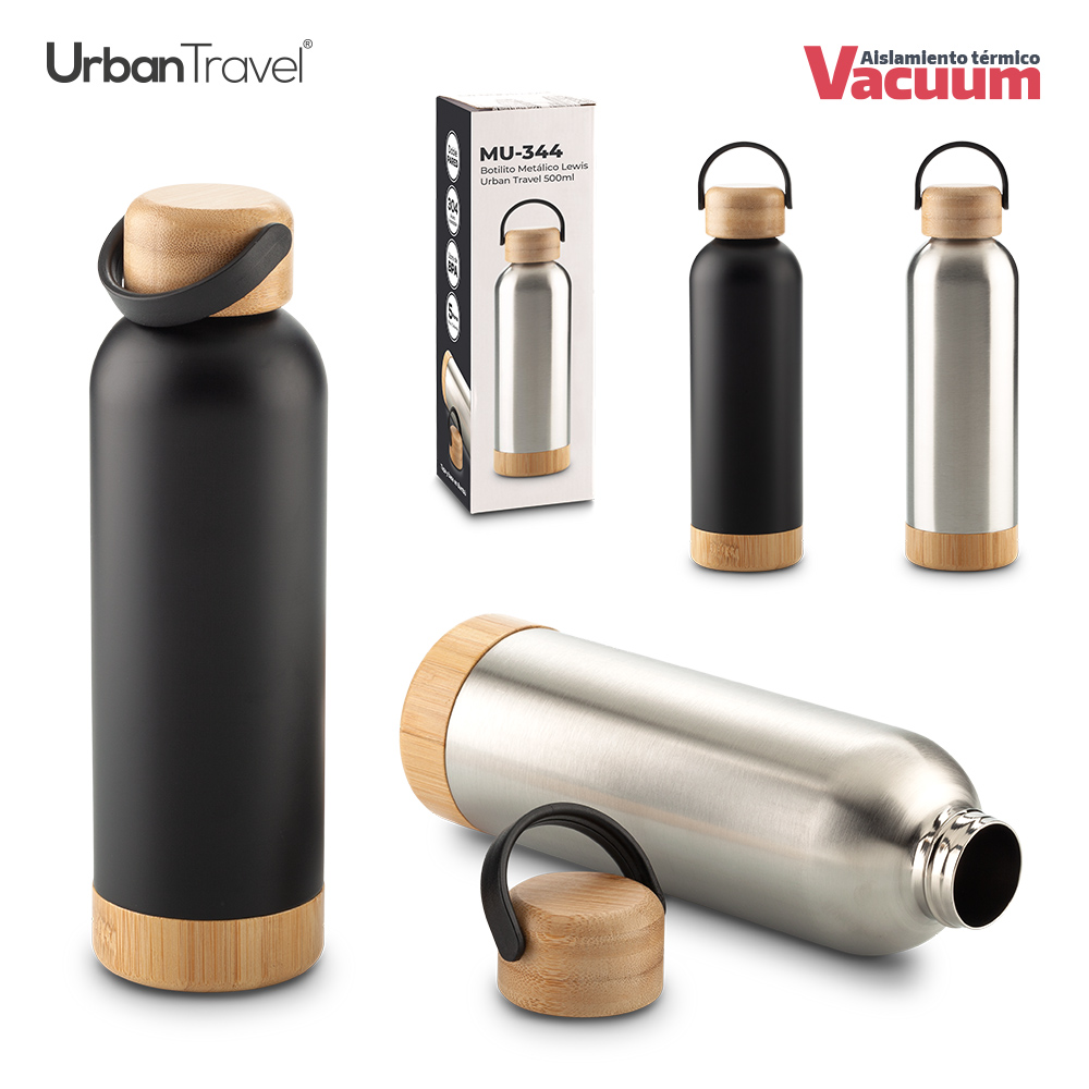 BOTILITO METALICO LEWIS URBAN TRAVEL 500ML