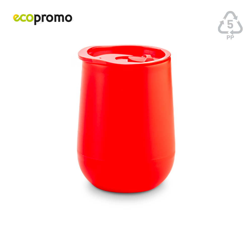 MUG PLÁSTICO DOBLE PARED ECO 350ML 5