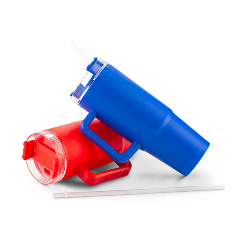 MUG PLÁSTICO DOBLE PARED CHESTER 880ML 6