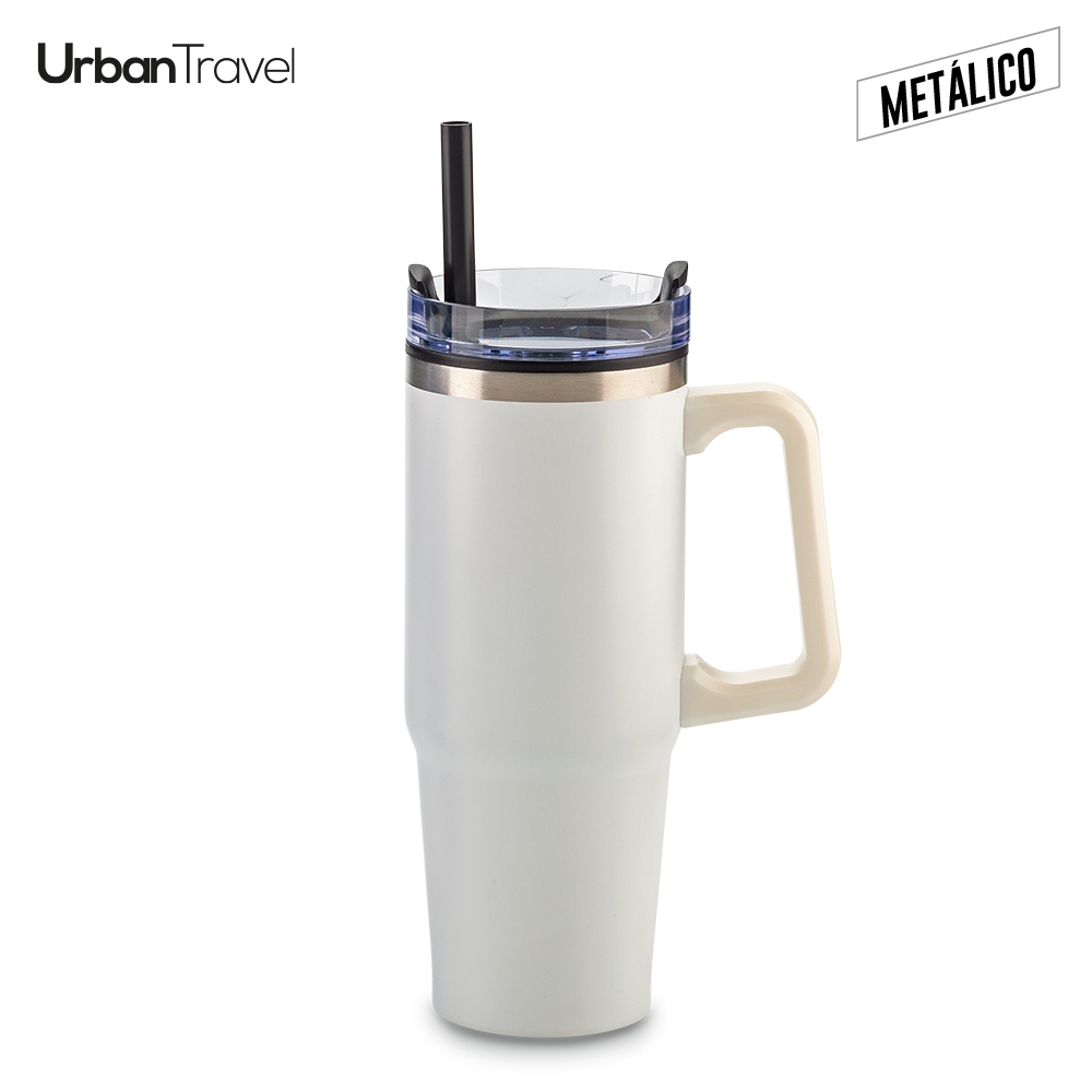 MUG METÁLICO Y PLÁSTICO CHESTER URBAN TRAVEL 900ML 3