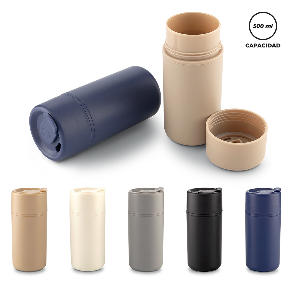 MUG PLASTICO QUOVO 500 ML