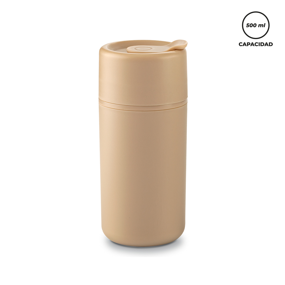 MUG PLASTICO QUOVO 500 ML 2