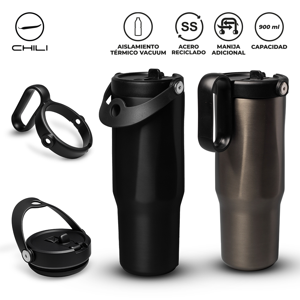 MUG METALICO NOMA CHILI 900 ML