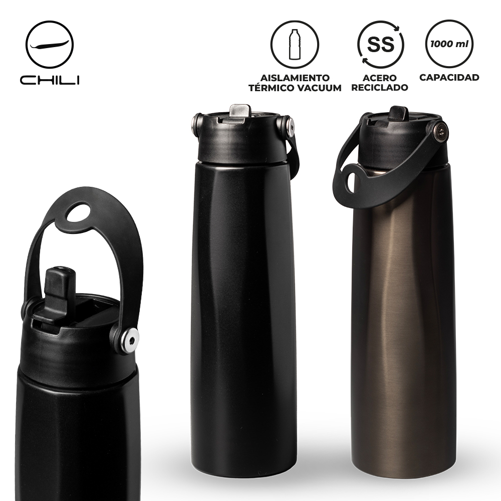 BOTILITO METALICO KLAK CHILI 1L