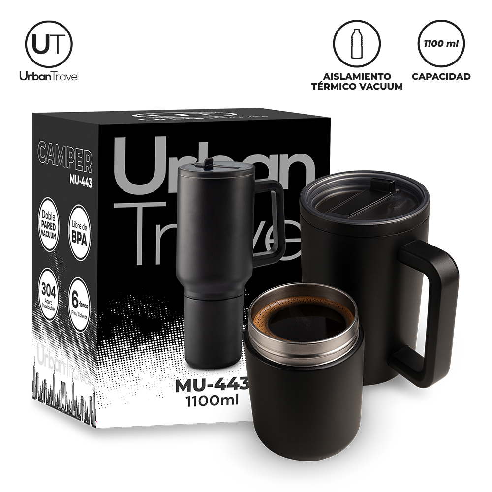 MUG METALICO CAPMER URBAN TRAVEL 110O ML 5
