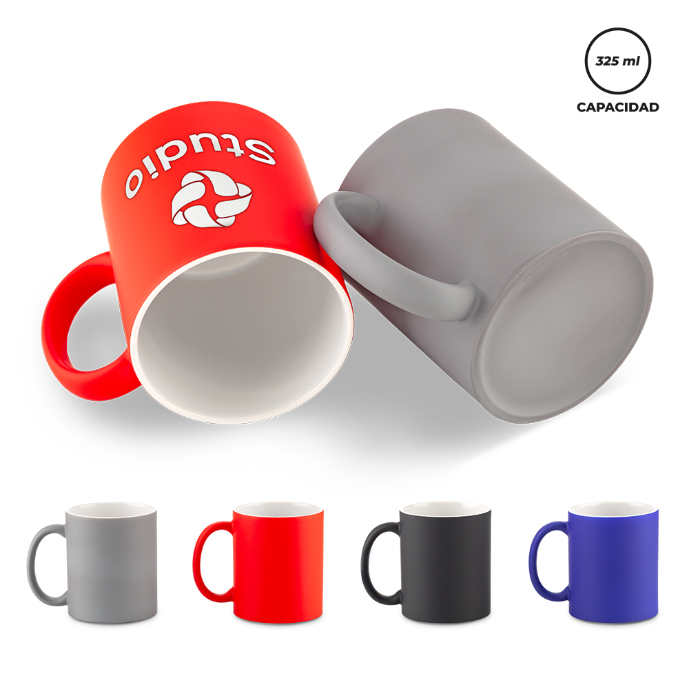 MUG EN CERAMICA RUBBER 325 ML