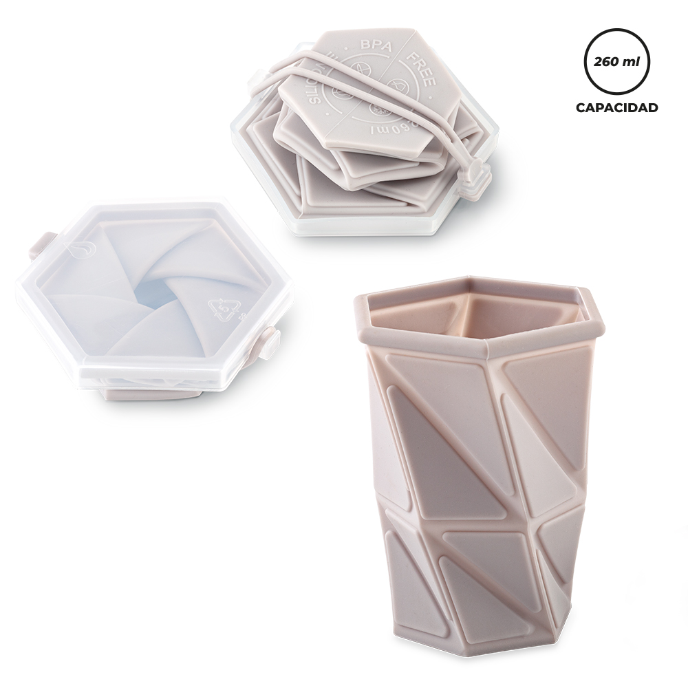 VASO EN SILICONA MUGGO 260 ML