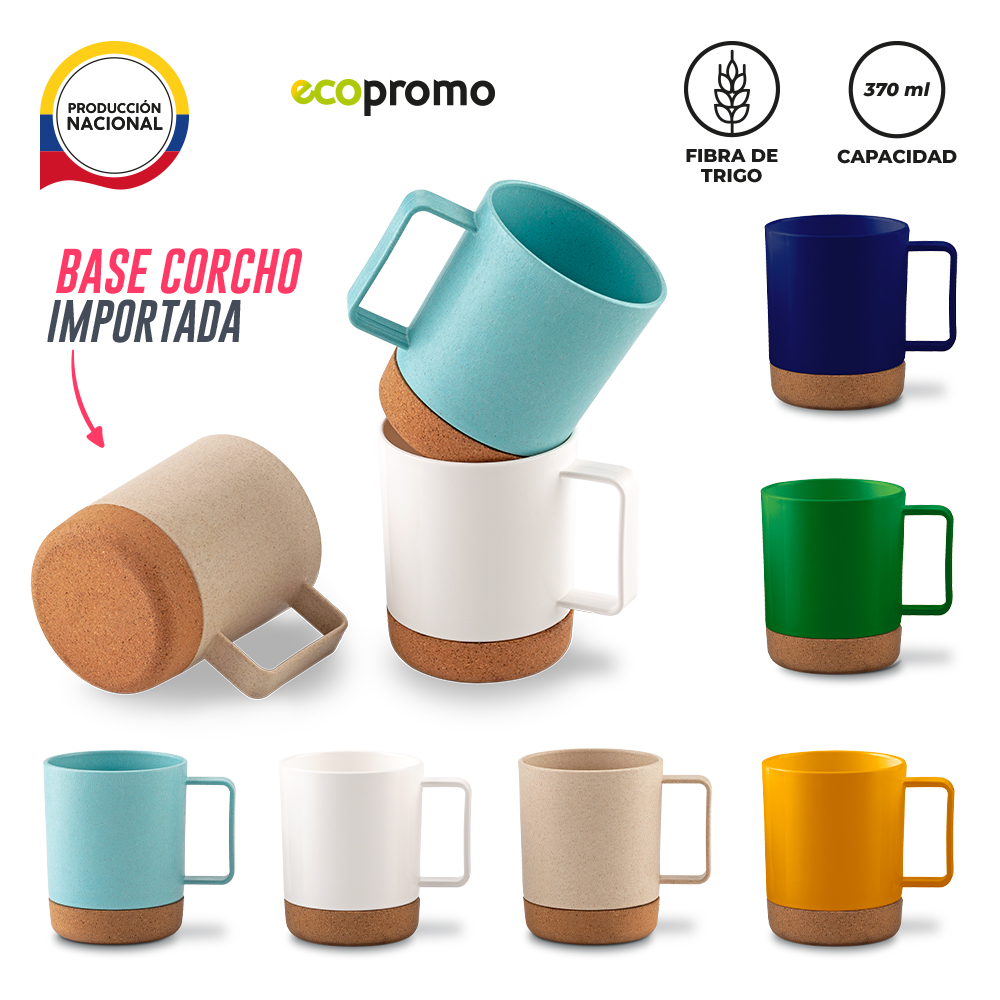MUG PLASTICO ATOM 370 ML