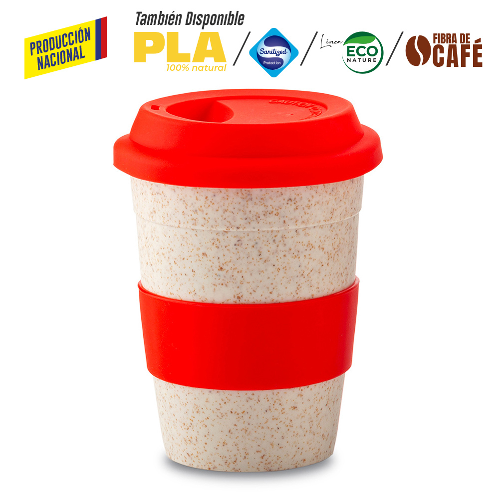MUG PLASTICO ORBIT 12OZ - PRODUCCION NACIONAL 12