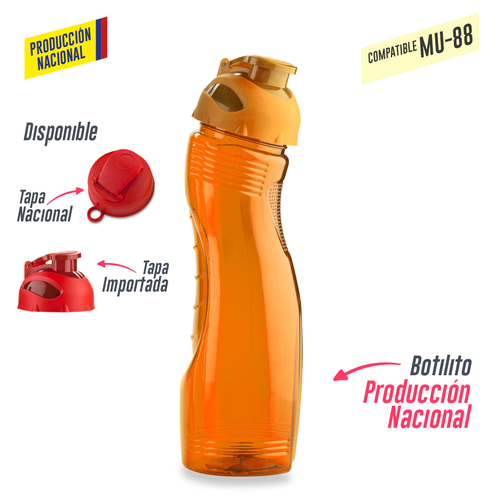 BOTILITO SATURNO PVC 900ML - PRODUCCION NACIONAL (VER MU-35 - TAPA PESTA) 5