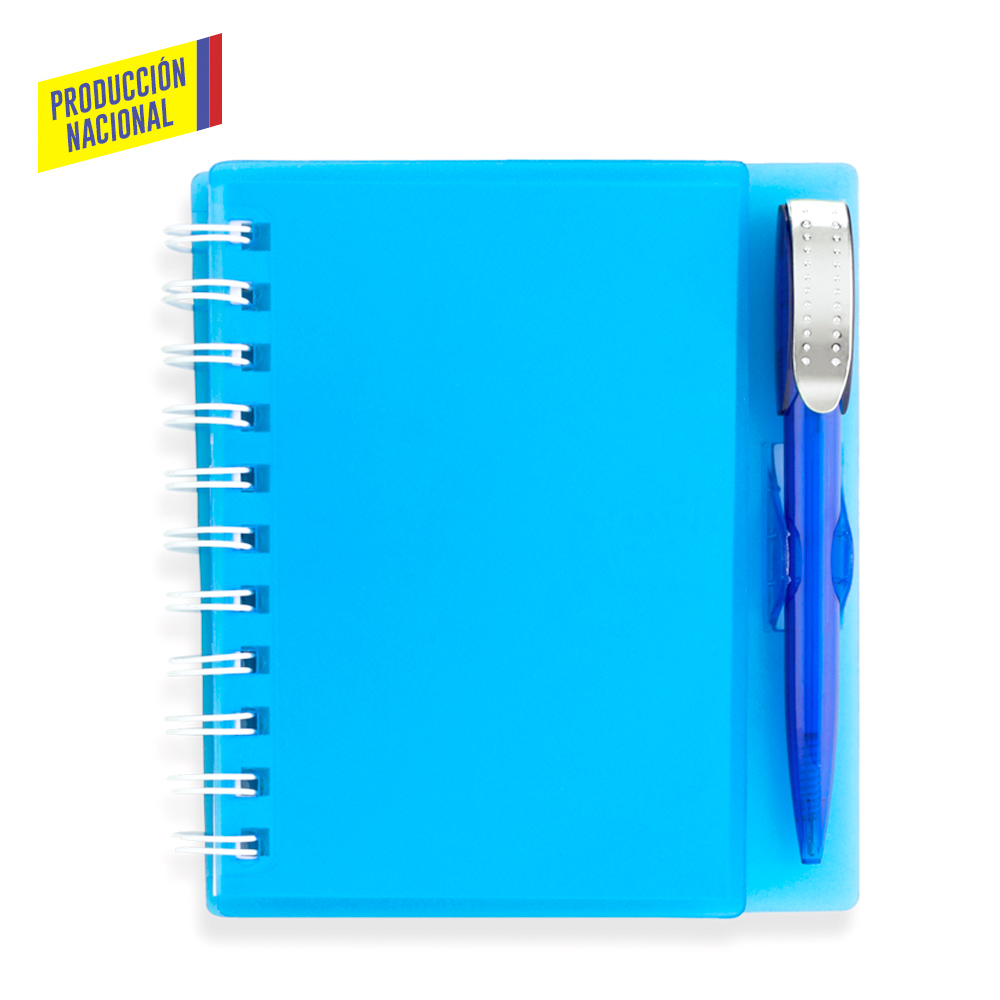 LIBRETA CON BOLIGRAFO HARD TOP 100 HOJAS - PRODUCCION NACIONAL 3