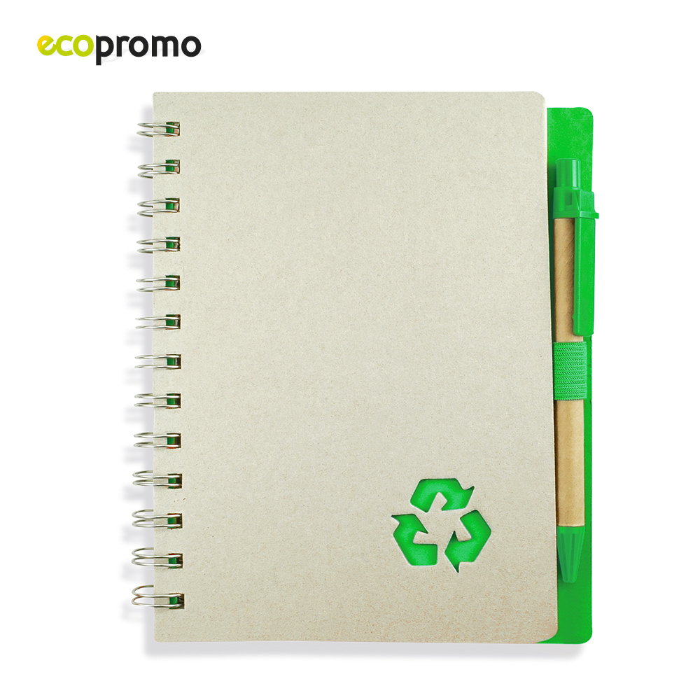 LIBRETA CON BOLIGRAFO RECYCLE ECO 5