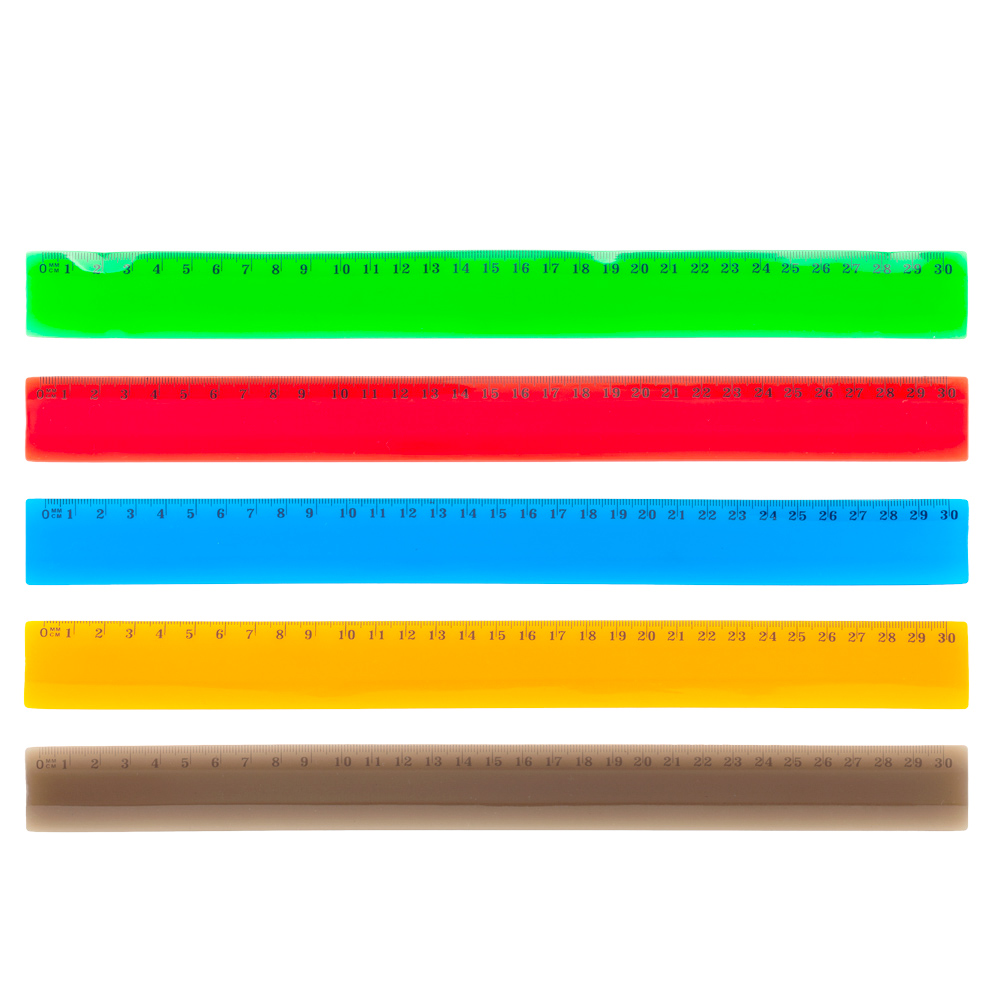 REGLA FLEXY PVC 30CM - PRODUCCION NACIONAL 2