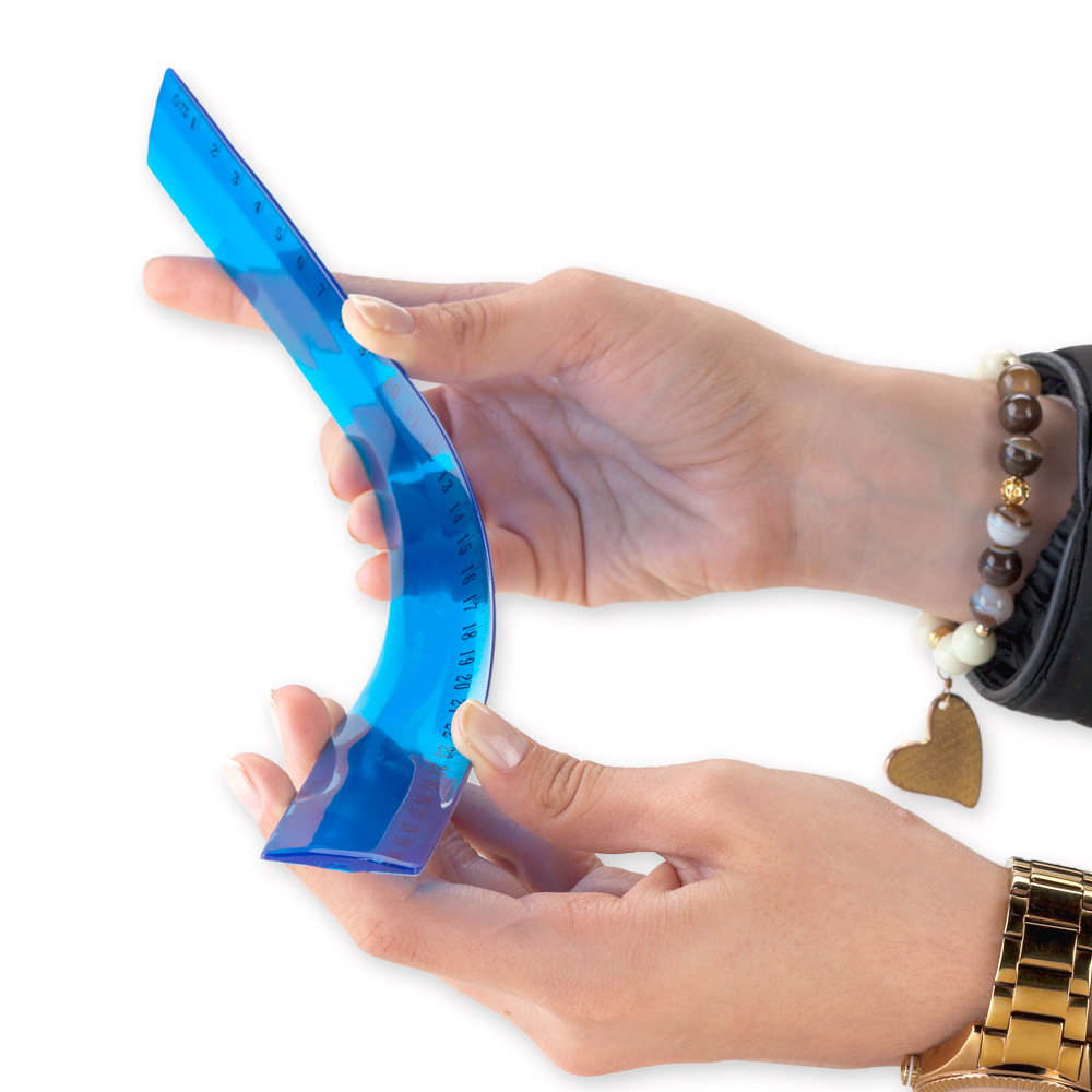 REGLA FLEXY PVC 30CM - PRODUCCION NACIONAL 3