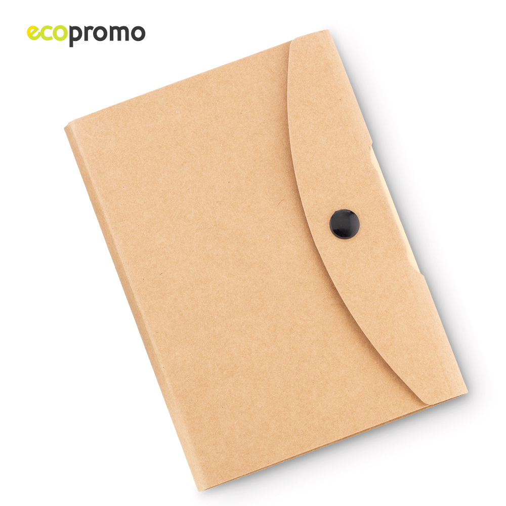 LIBRETA CON BOLIGRAFO BUTTON RECICLABLE 3