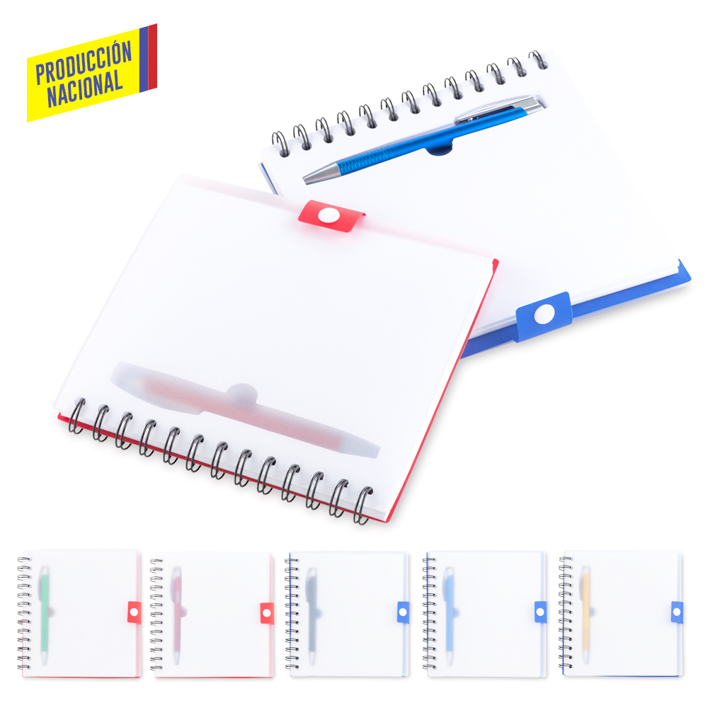 LIBRETA CON BOLIGRAFO KADENS - PRODUCCION NACIONAL