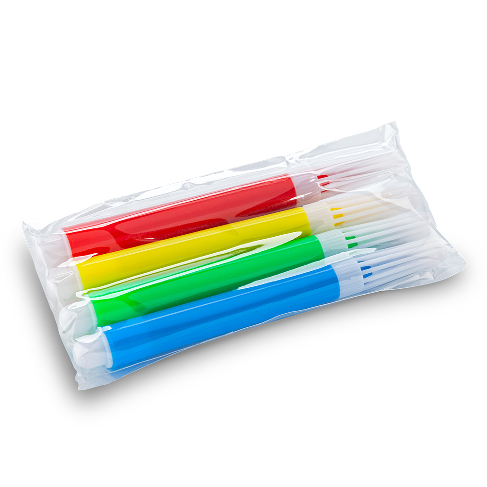 SET DE 4 MINI MARCADORES TINTA LAVABLE 3