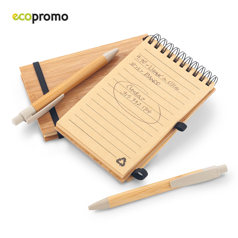 LIBRETA CON BOLIGRAFO BAMBOO 2