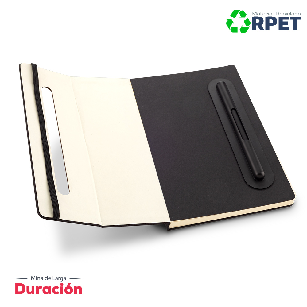 SET DE LIBRETA Y BOLIGRAFO 2-1 RPET 3
