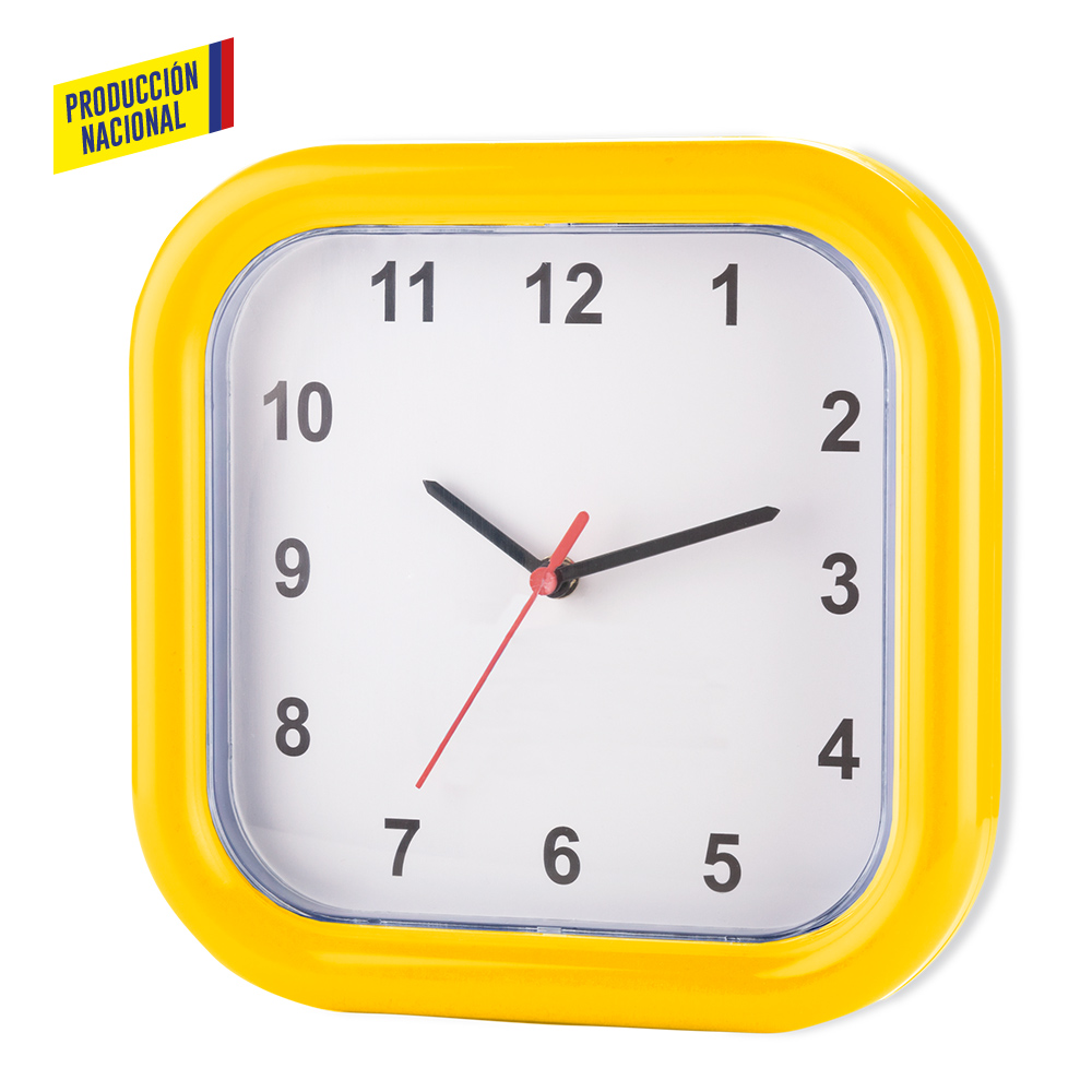 RELOJ MONDRIAN CUADRADO - PRODUCCION NACIONAL 2