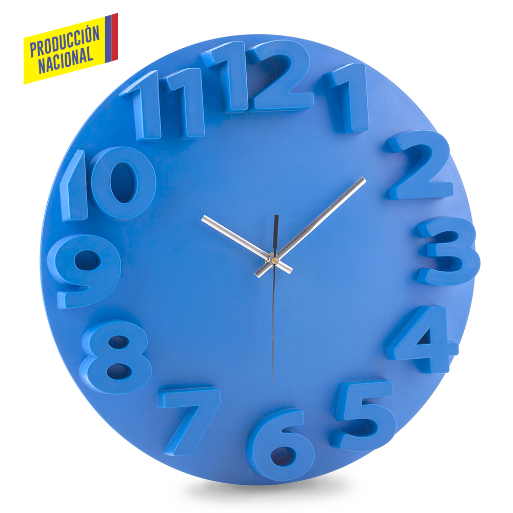 RELOJ DE PARED TEMPO - PRODUCCION NACIONAL 2