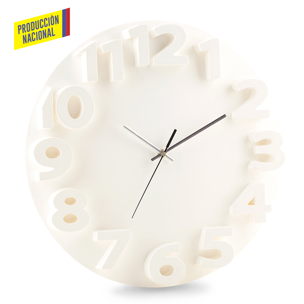 RELOJ DE PARED TEMPO - PRODUCCION NACIONAL 3