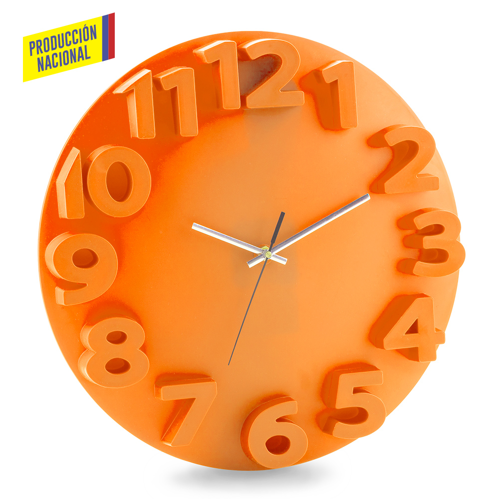 RELOJ DE PARED TEMPO - PRODUCCION NACIONAL 5
