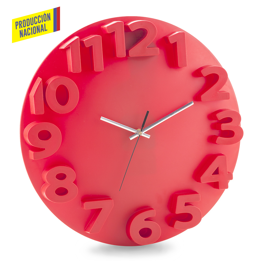 RELOJ DE PARED TEMPO - PRODUCCION NACIONAL 6