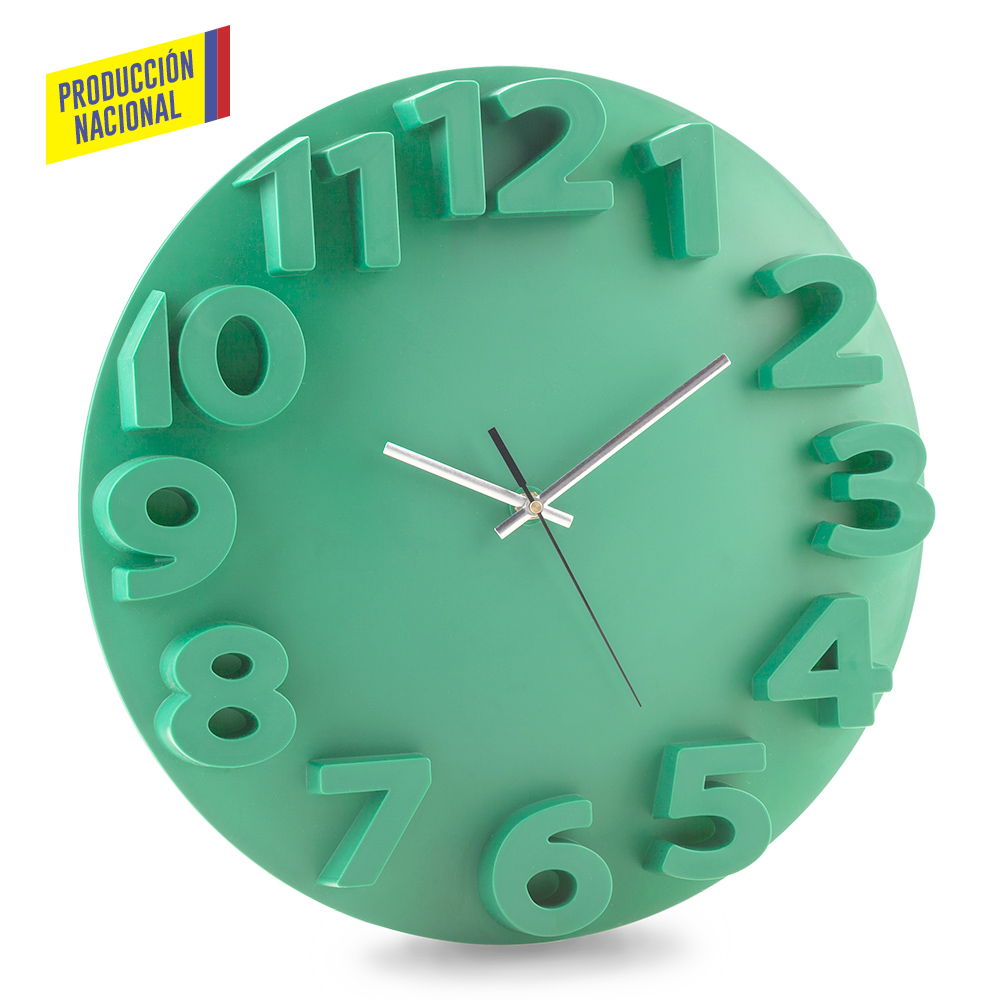 RELOJ DE PARED TEMPO - PRODUCCION NACIONAL 7