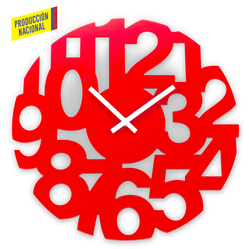 RELOJ DE PARED COSMOS - PRODUCCION NACIONAL 5