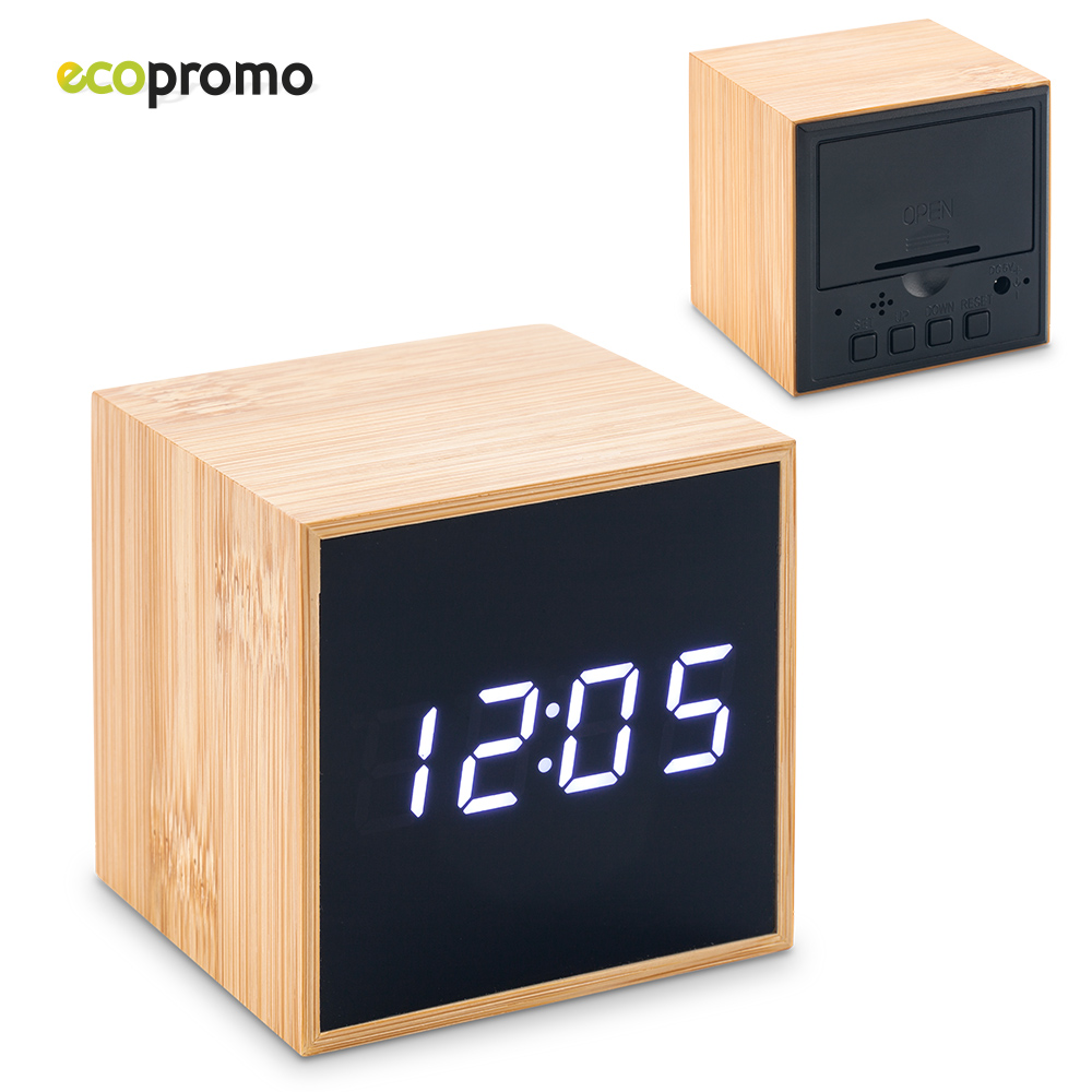RELOJ LCD BAMBOO