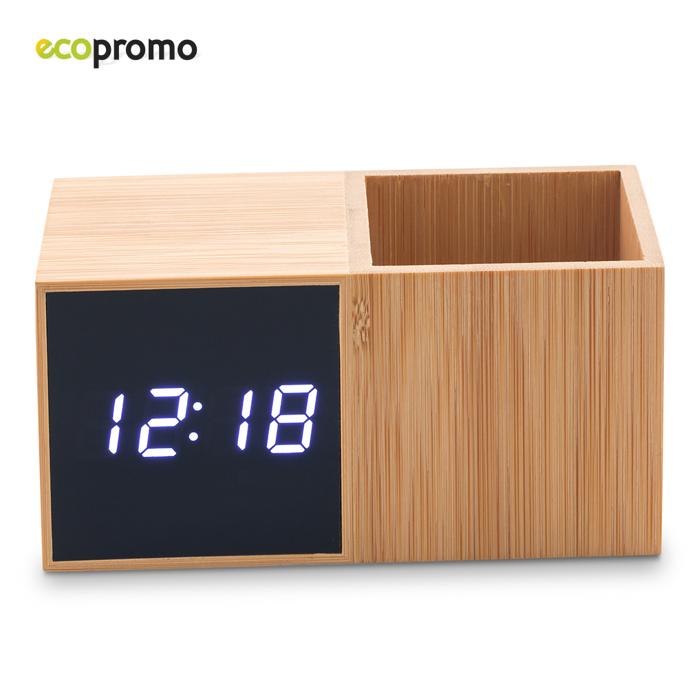 RELOJ CON PORTABOLIGRAFO BAMBOO 2
