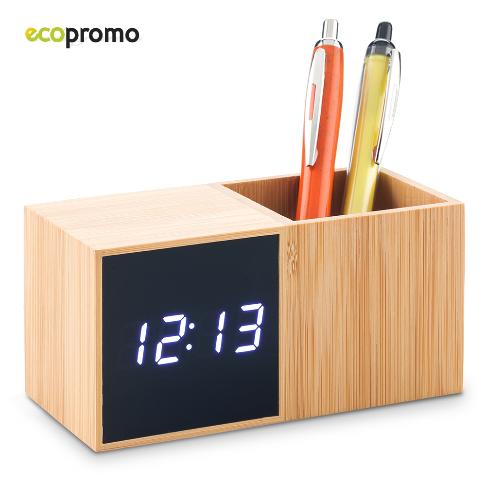 RELOJ CON PORTABOLIGRAFO BAMBOO 3